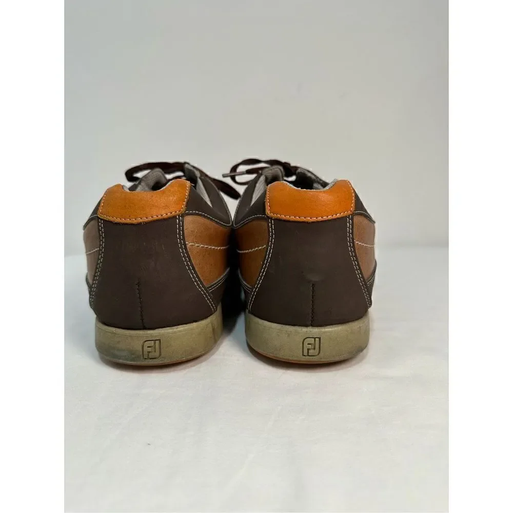 FootJoy Contour casual men’s brown golf shoes size 12.  #S-0521